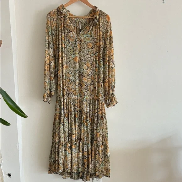 Free People Floral Feeling Groovy Maxi Dress - Picture 1 of 5